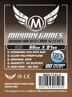 MTG/CCG Card Sleeves (63.5x88mm) PREMIUM COLOR BACKED!  80/Pack (Choose from 6 Colors!)