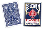 Bicycle Pinochle Poker-Size Cards - Blue