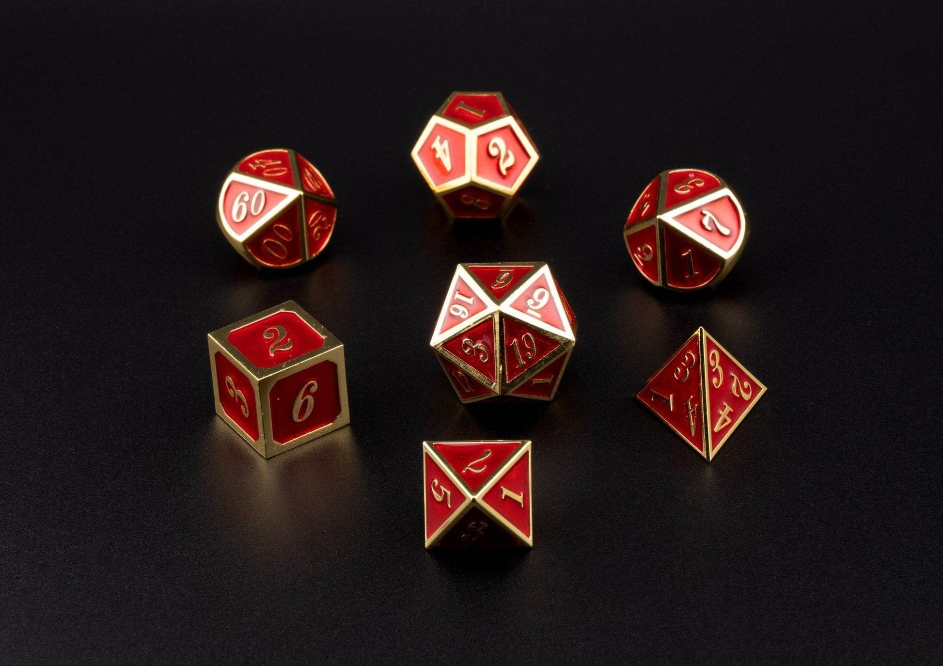Carmine Spellfire Dice Set - 