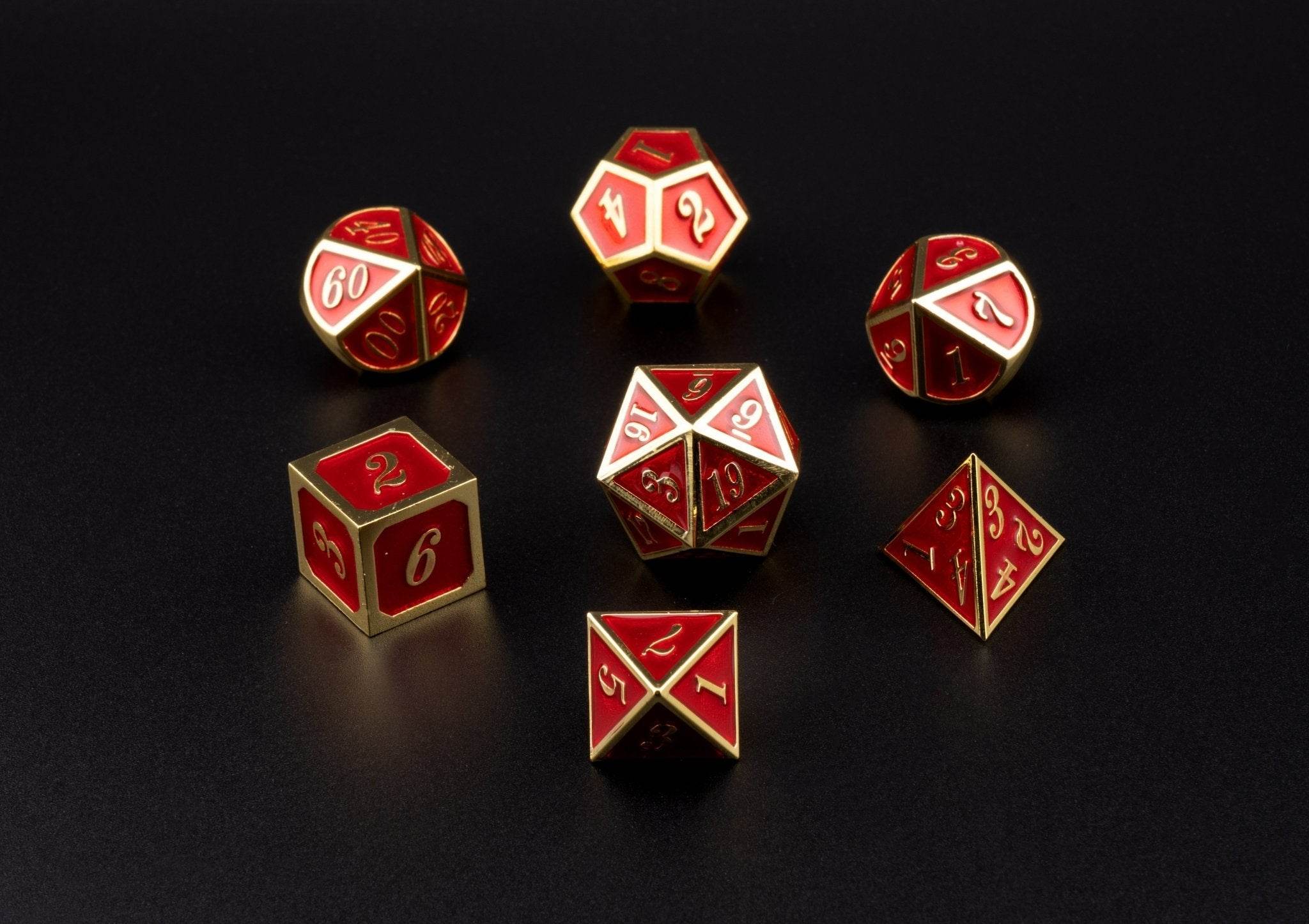 Carmine Spellfire Dice Set - 