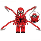 Carnage from Venom, Spider-Man Lego Minifigures Custom Toys 3