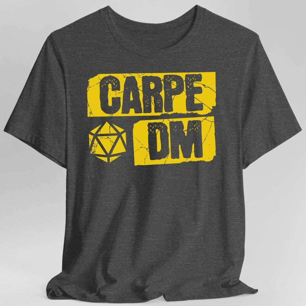 Carpe DM Dungeon Master T-Shirt - Dark Heather / S