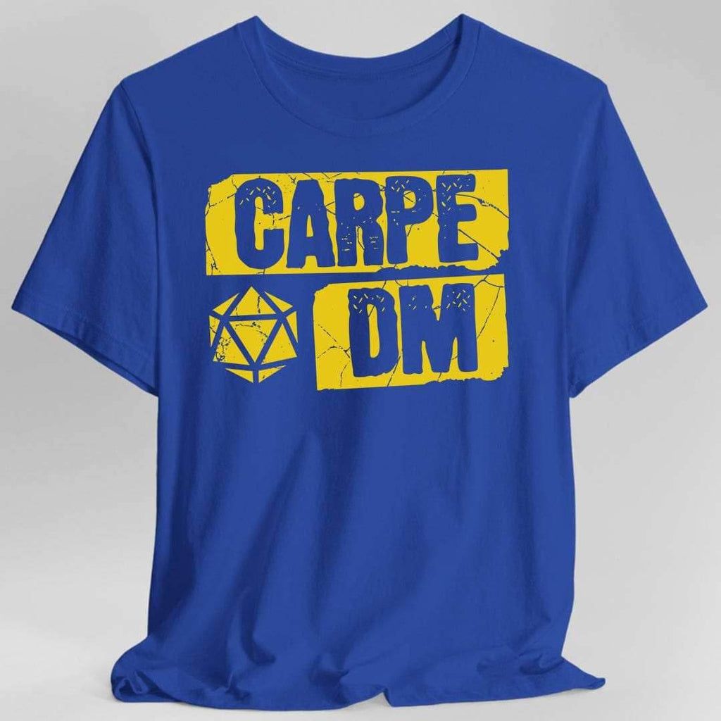 Carpe DM Dungeon Master T-Shirt - Royal / S