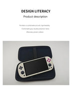Protective Carrying Case for Trimui Smart Pro and Nintendo 3DS | Hard Shell Storage Bag with Tempered Glass Screen Protector