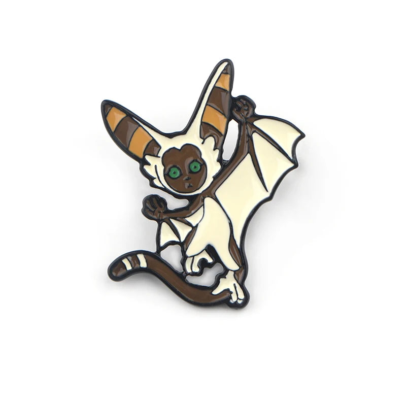 Cartoon Anime Avatar Appa Enamel Pin Cute Anime Badges Brooch for Clothes Backpack Hat Fashion Jewelry Accessories Kids Gifts