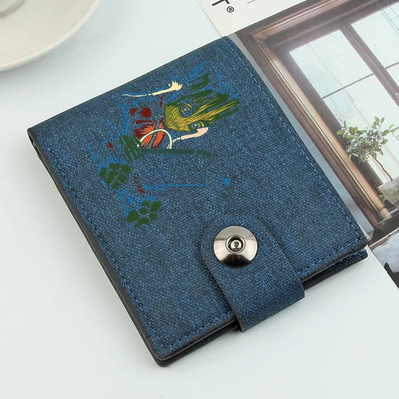 Cartoon Groot Wallet Men Short Dollar Clip Men Wallets Short Wallets Card Holder Simple Male Purse Coin Pocket Men Money Clips