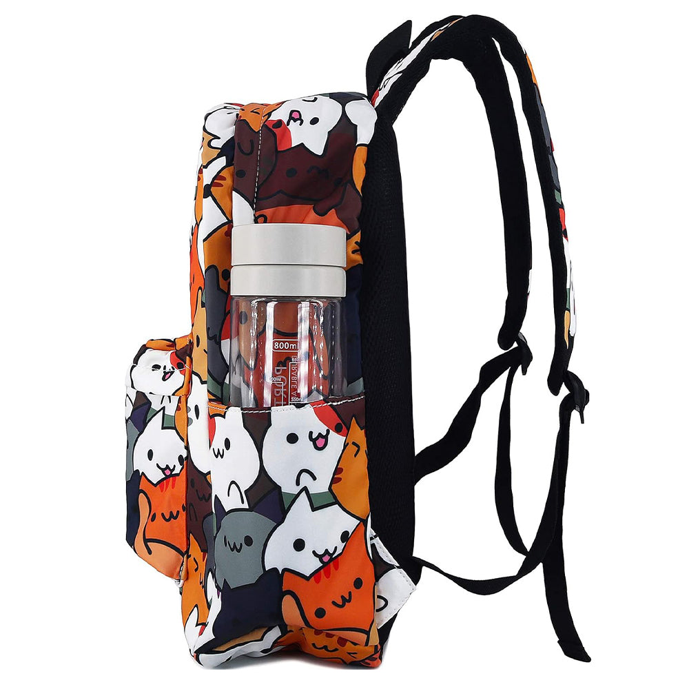 Cartoon Print Backpack for Girls and Boys