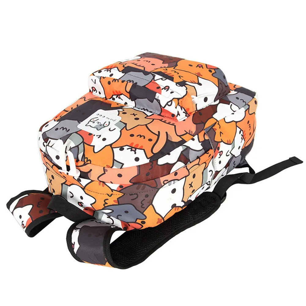 Cartoon Print Backpack for Girls and Boys