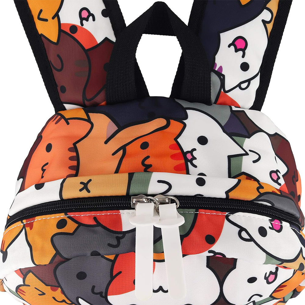 Cartoon Print Backpack for Girls and Boys