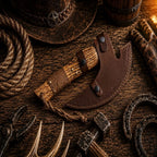 Carved Ash Wood Pizza Axe – D2 Steel Handmade Viking Pizza Cutter