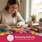 Brilliance - Fall Frenzy 500 Piece Jigsaw Puzzle