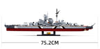 WWII - German Bismark Class Battleship - Legendary Series - Mil-Blox