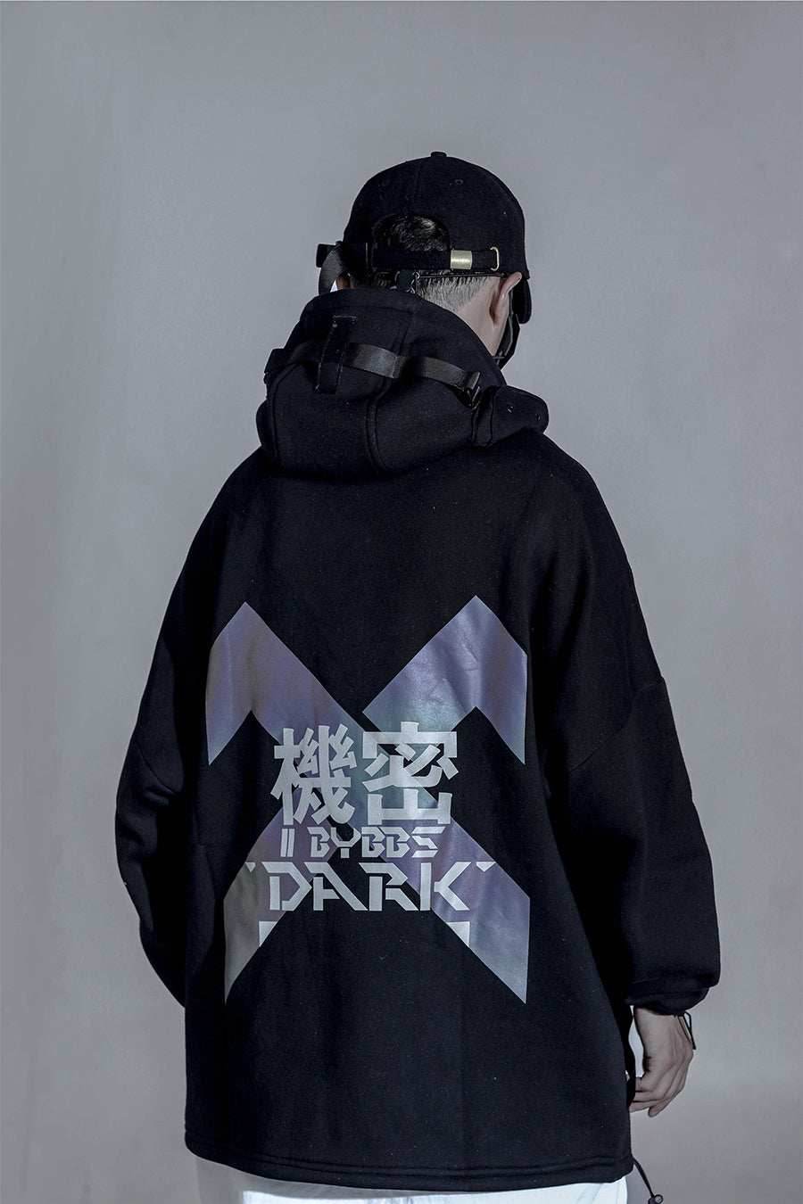 HiH13 Secret X Hoodie - Black / M