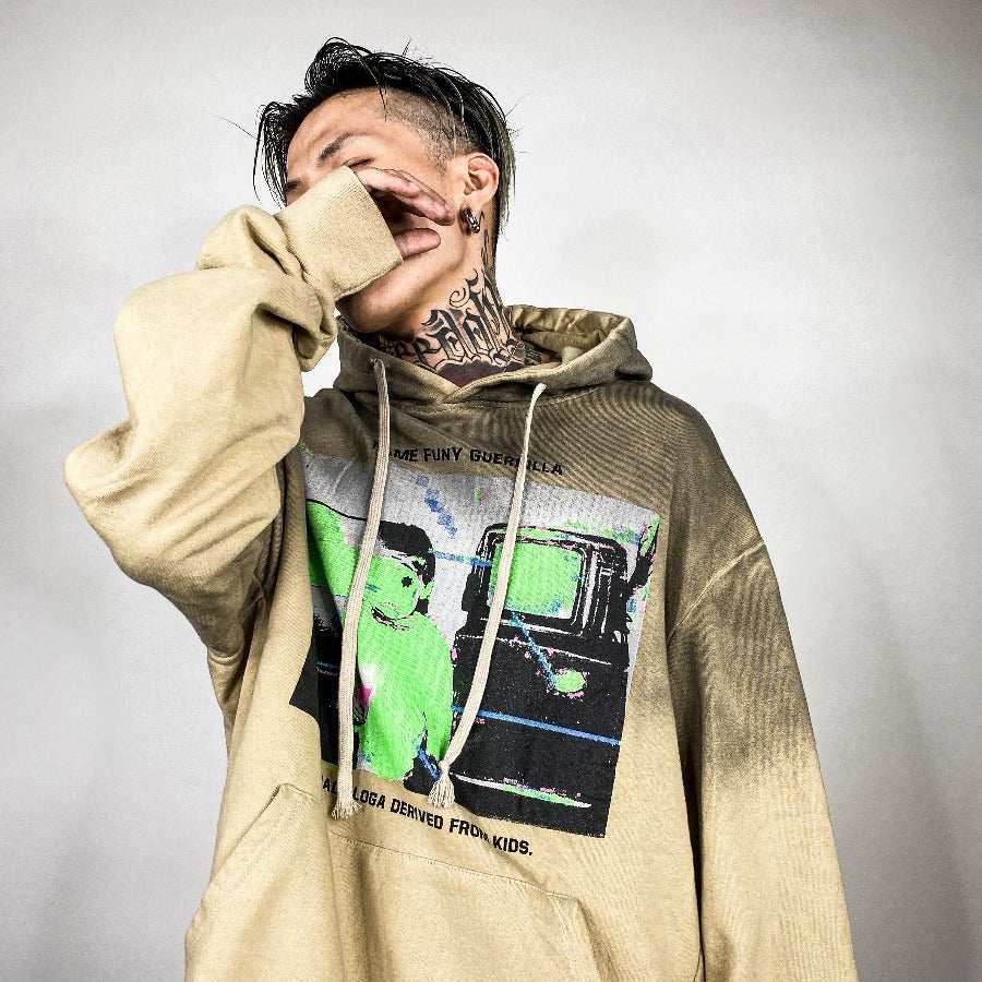 Guerrilla Tactics Hoodie - Beige / M