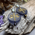 Pearl Dragonfly Earrings - 