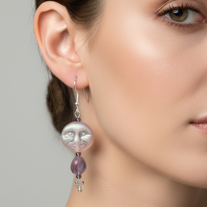 Midnight Moon Earrings