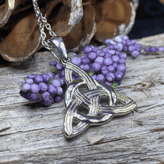 Vanessa Trinity Knot Necklace - 