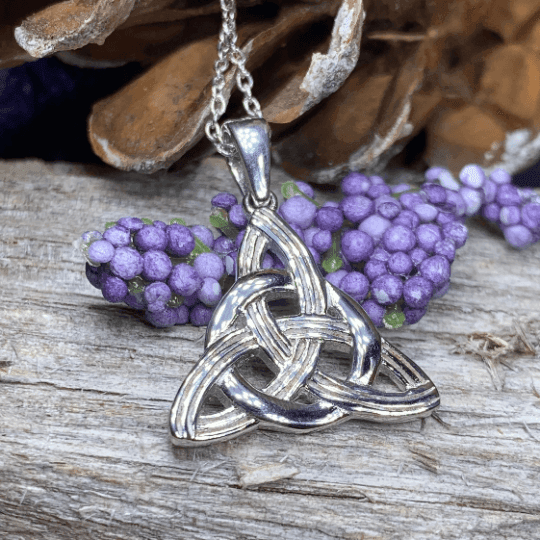 Vanessa Trinity Knot Necklace - 