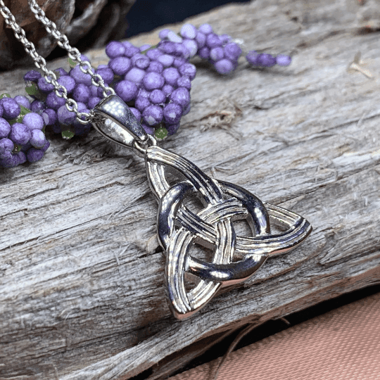 Vanessa Trinity Knot Necklace - 