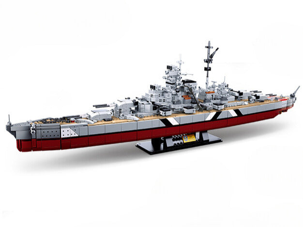 WWII - German Bismark Class Battleship - Legendary Series - Mil-Blox