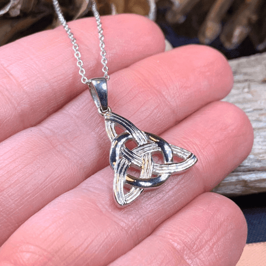 Vanessa Trinity Knot Necklace - 