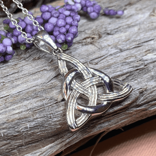 Vanessa Trinity Knot Necklace - 