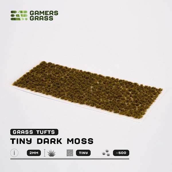 Gamers Grass Tufts: Dark Moss- Tiny - 