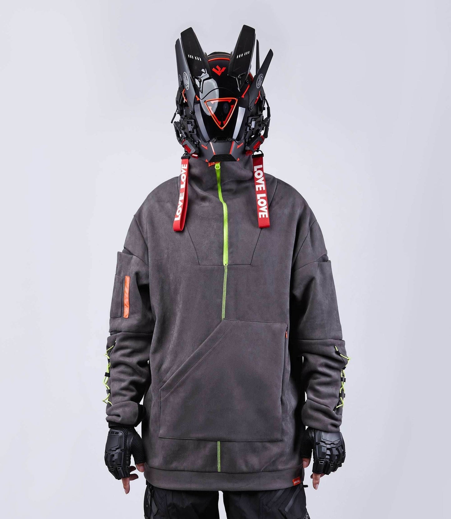 APH509 Not Evil Cyber Sweater - Grey / S