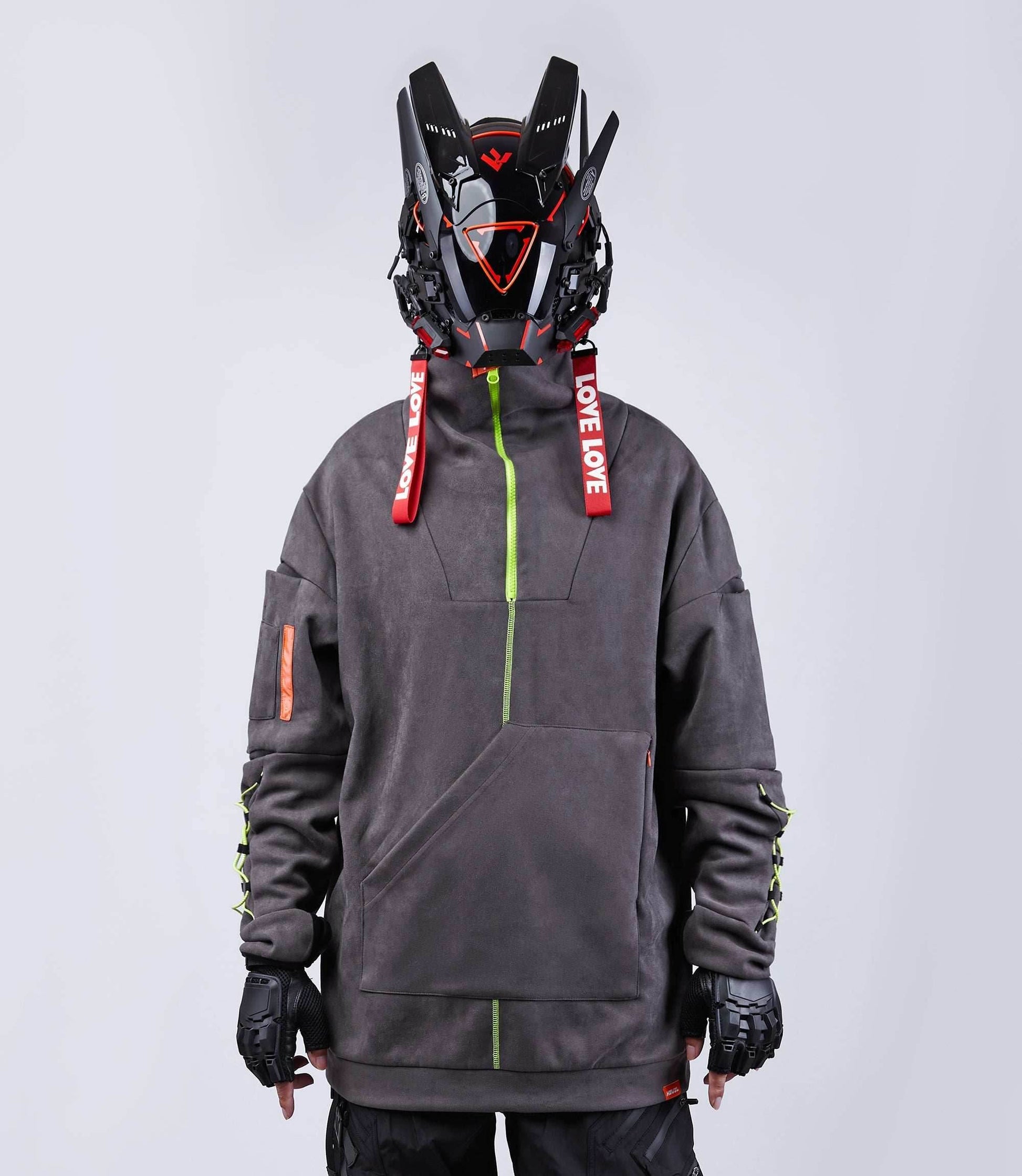 APH509 Not Evil Cyber Sweater - Grey / S