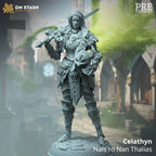 Celathyn, Nais ro Nan Thalias (Female Elf Paladin) - 32mm Scale
