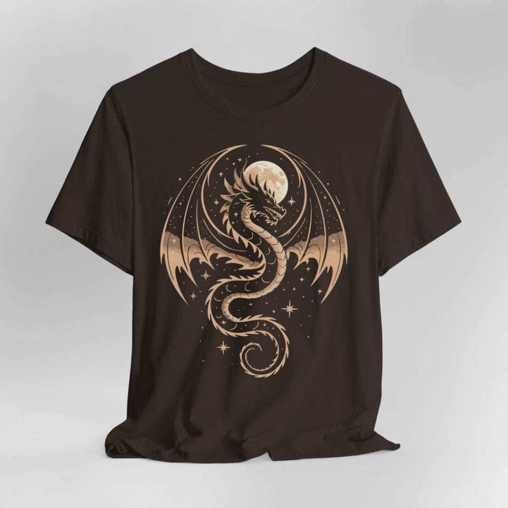 Celestial Dragon T-Shirt - Dark Chocolate / S