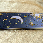 Celestial Night Navy Bookmark