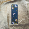 Celestial Night Navy Bookmark