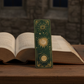 Celestial 3D Printed Moon & Sun Boho Bookmarks | Starry Night & Radiant Sun Designs | Handmade Bookmark Art