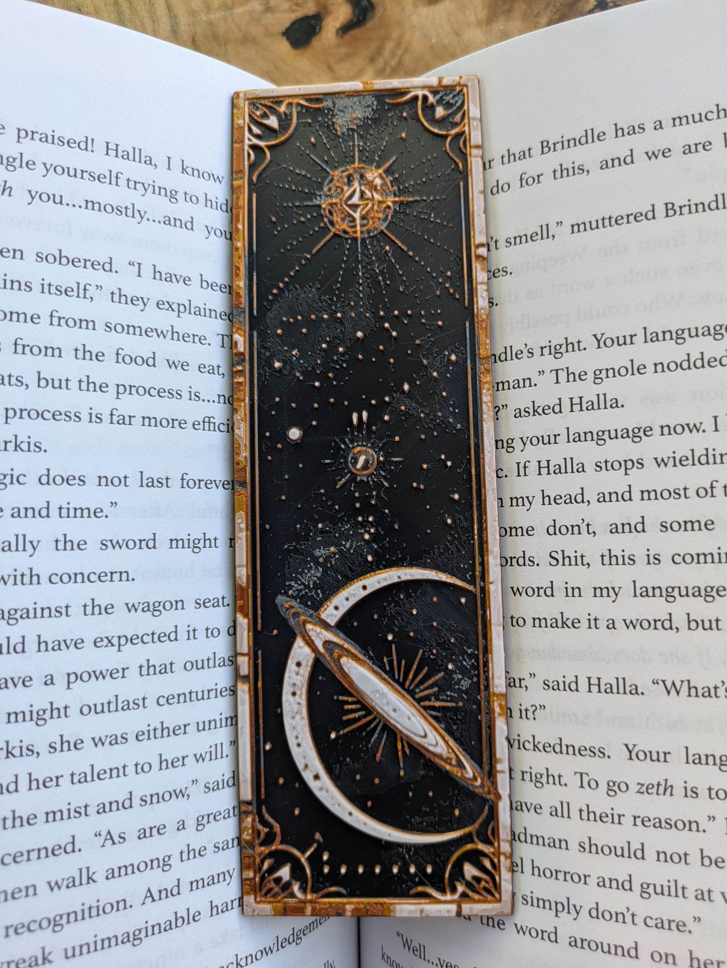 Celestial Bookmarks- Cosmic Designs - Celestial Orbit Bookmark