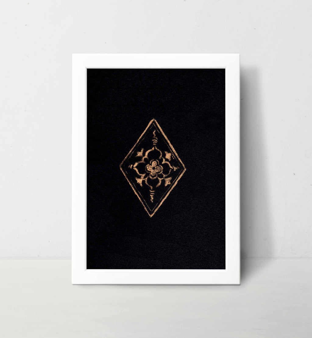"Regal Bloom" Fine Art Print: A Tribute to Medieval Elegance