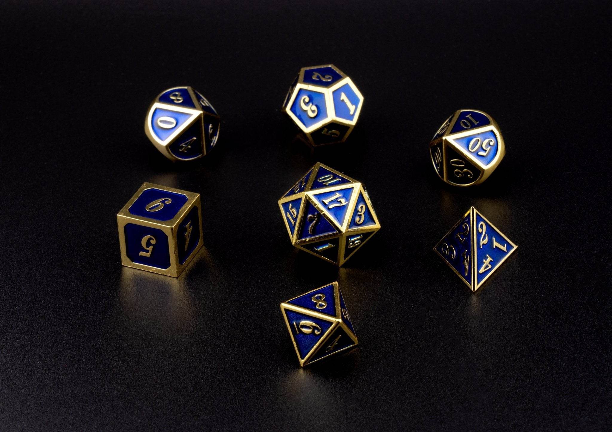 Cerulean Wave Dice Set - 