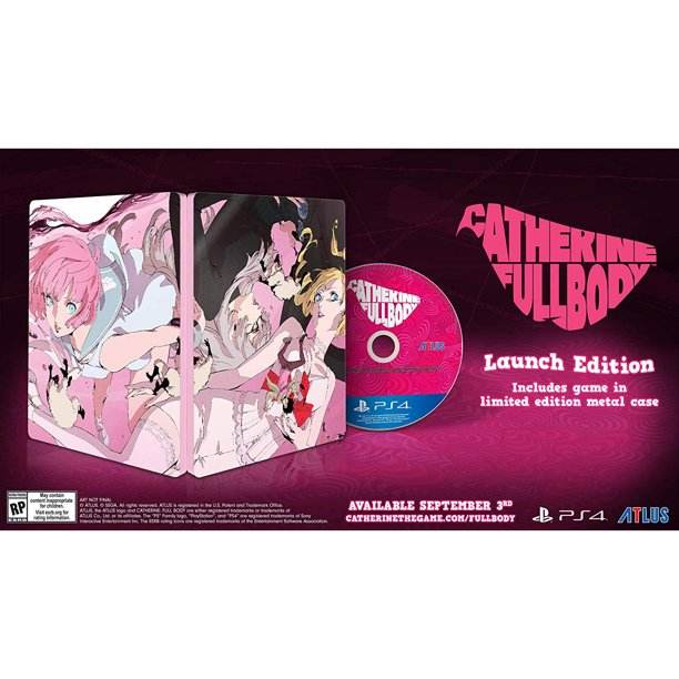 Catherine: Full Body Launch Edition (Playstation 4) - Game Manual Only