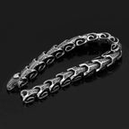 Vikings Dragons & Serpents Stainless Steel Bracelet - 