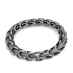 Vikings Dragons & Serpents Stainless Steel Bracelet - 