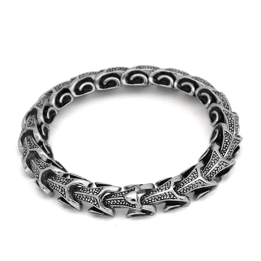 Vikings Dragons & Serpents Stainless Steel Bracelet - 