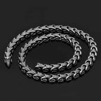 Viking Stainless Steel Jörmungandr Chain - 
