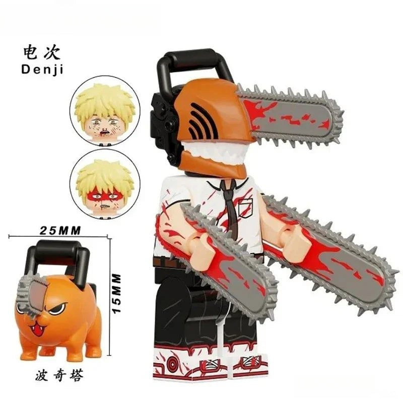 Chainsaw Man Denji & Pochita Lego Minifigures