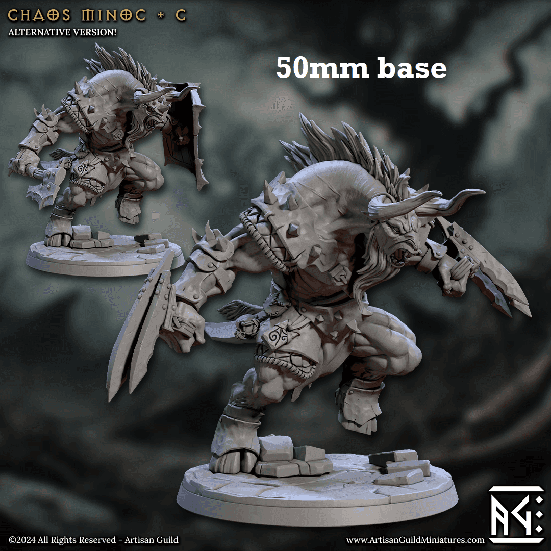 Chaos Minoc - Sculpt C (Minotaur) - Without Helmet / Claw / Claw