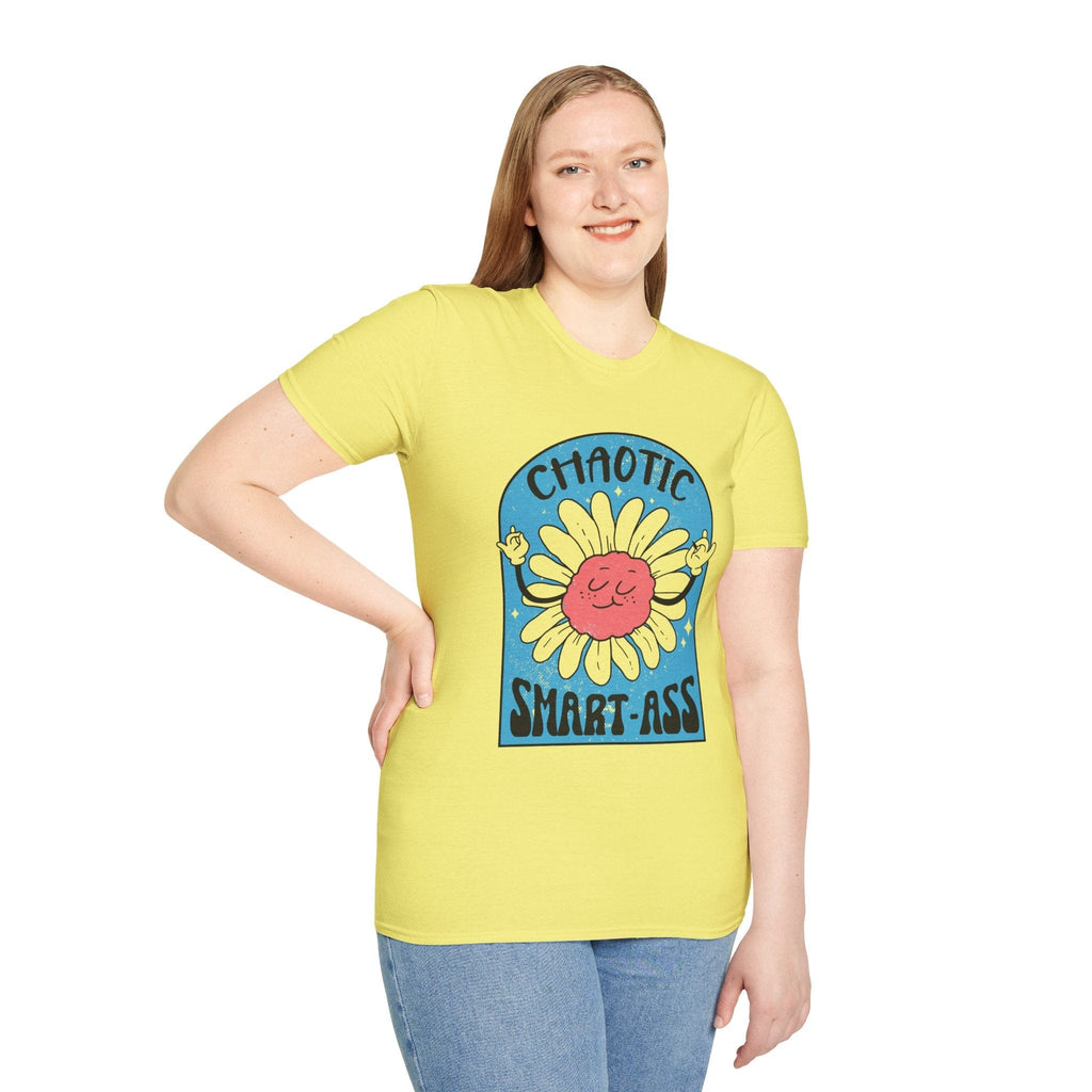 Chaotic Smart-Ass Funny Alignment T-Shirt
