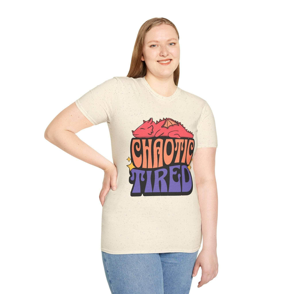 Chaotic Tired Alignment Shirt - Natural / S