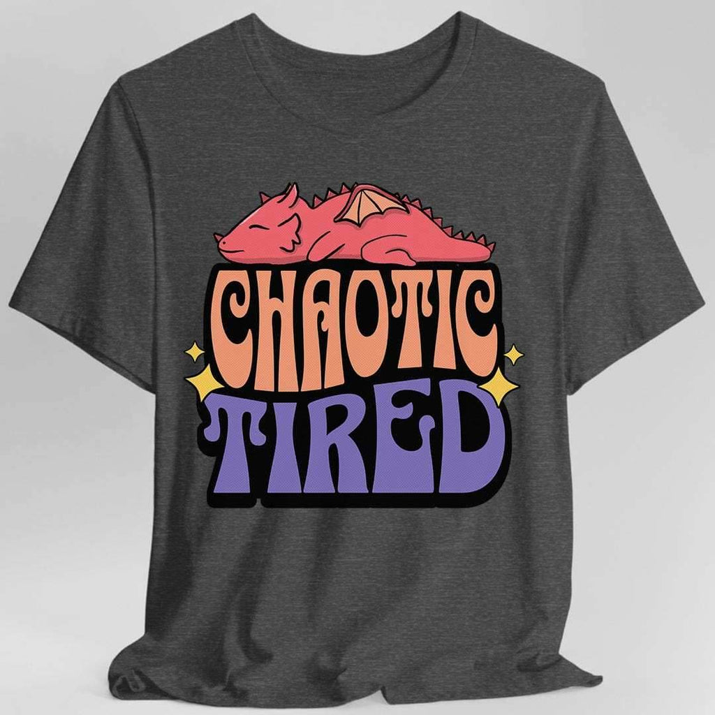 Chaotic Tired Alignment Shirt - Dark Heather / S