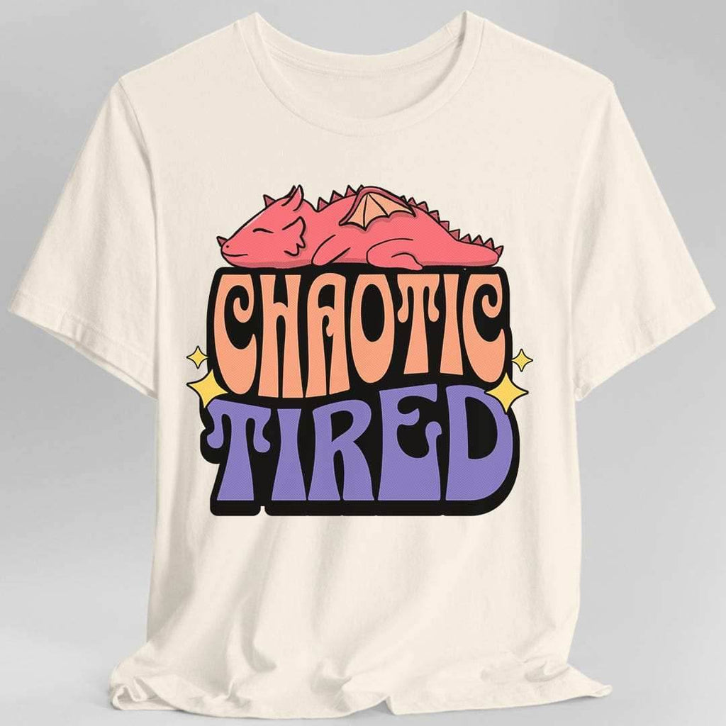 Chaotic Tired Alignment Shirt - Natural / S