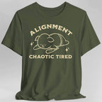 Chaotic Tired Goblin T-Shirt - Military Green / S