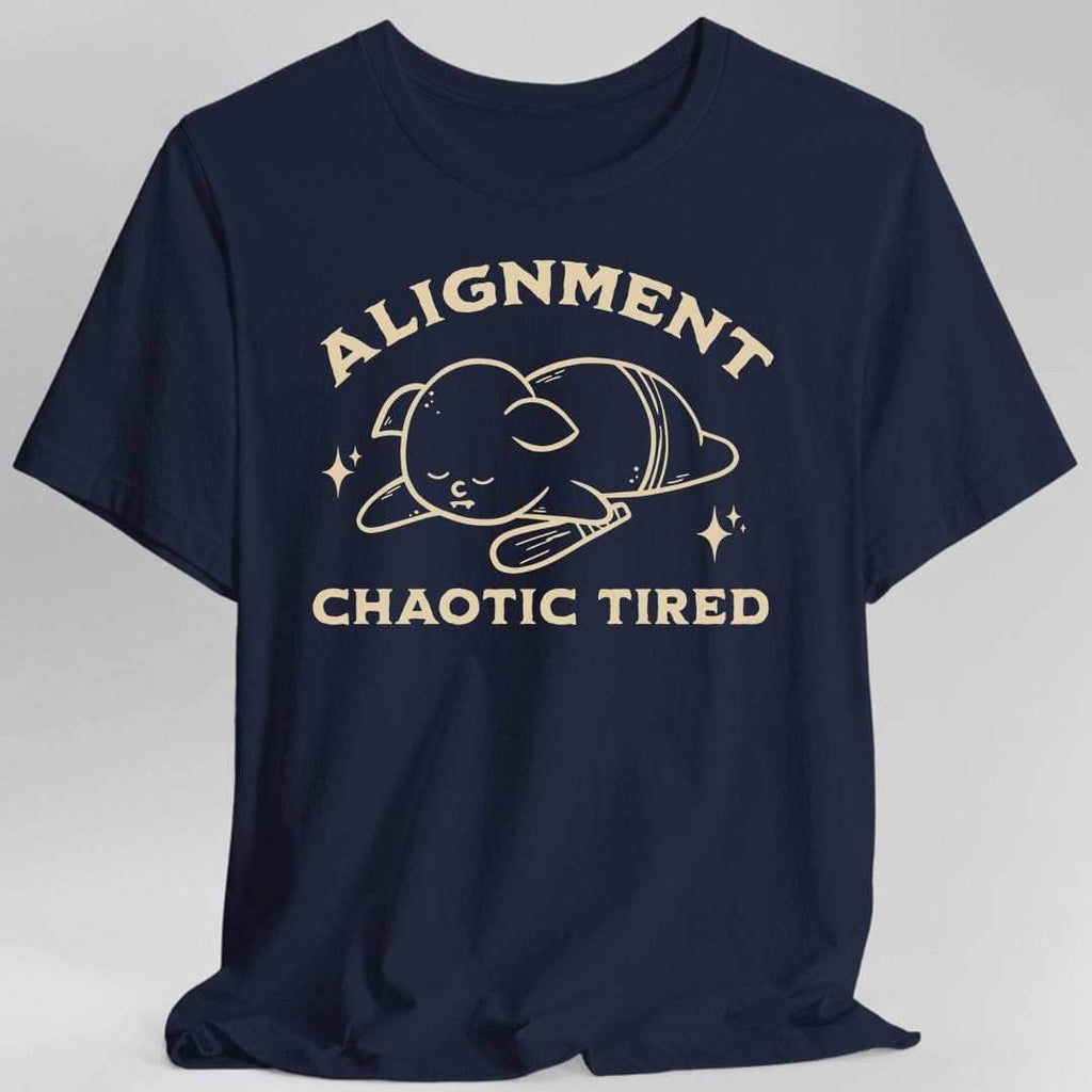 Chaotic Tired Goblin T-Shirt - Navy / S
